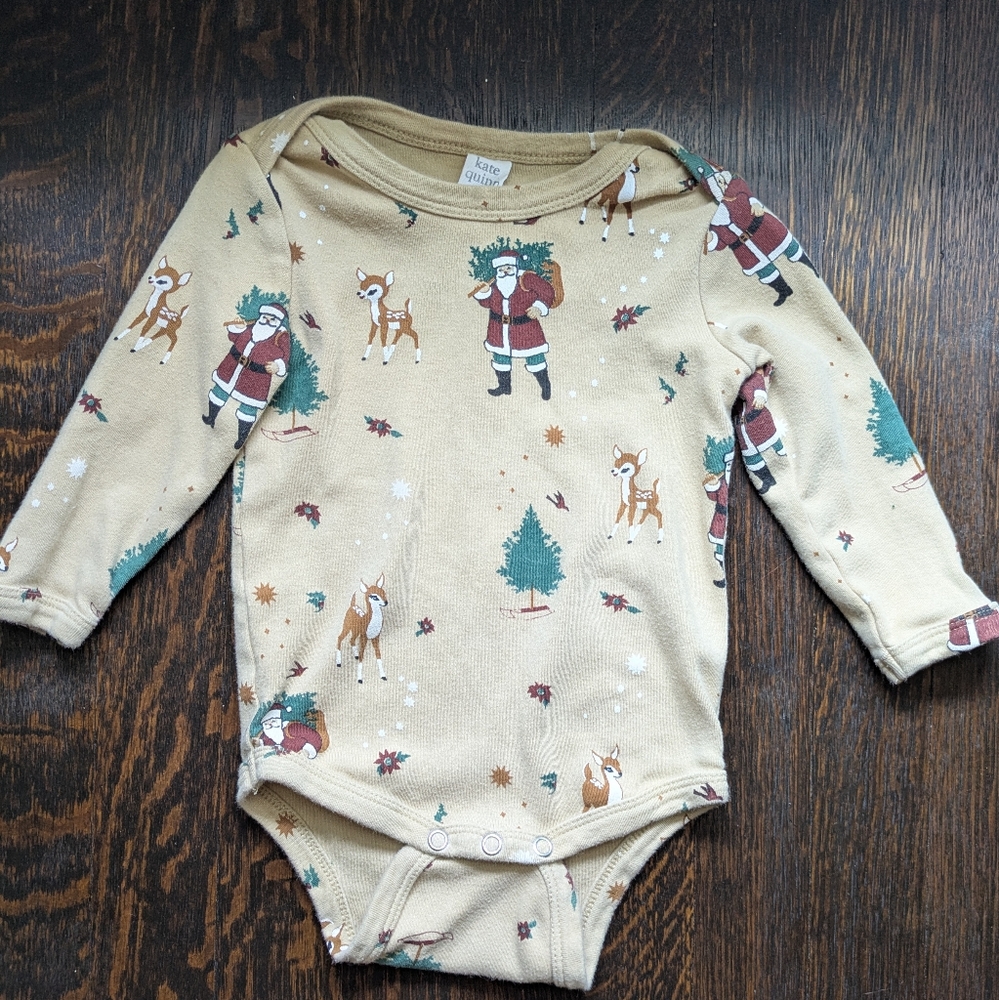 Kate Quinn Vintage Santa Baby Bodysuit